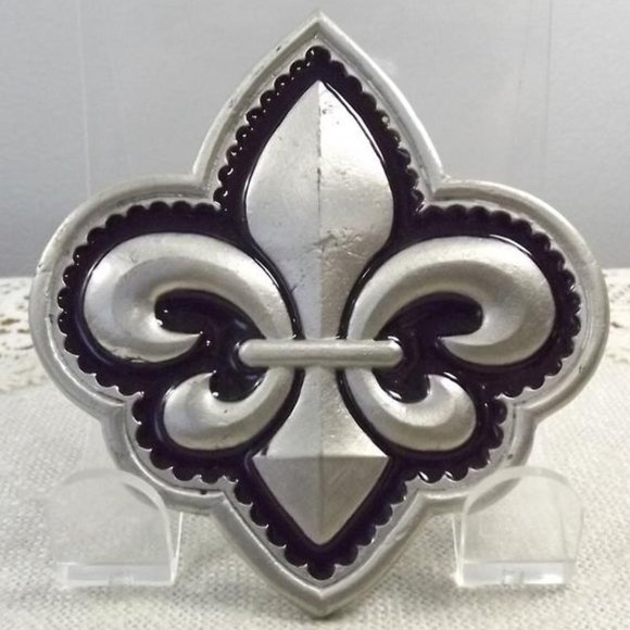 Genuine Fleur de Lis Belt Buckle NOS - Picture 1 of 9